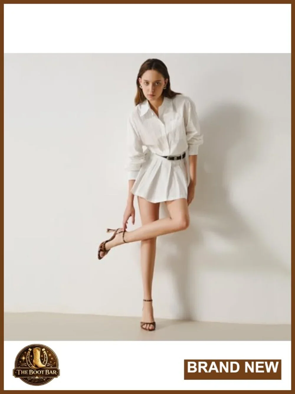 Women's Strappy Kitten Heel Sandals with Ankle Strap and Open Toe
